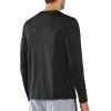 imageNORTHYARD Mens Long Sleeve Running Shirts Quick Dry Athletic Shirts Lightweight Workout Gym T Shirt Hiking Fishing Tee TopsBlack