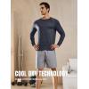 imageNORTHYARD Mens Long Sleeve Running Shirts Quick Dry Athletic Shirts Lightweight Workout Gym T Shirt Hiking Fishing Tee TopsDarkgrey