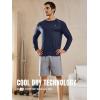 imageNORTHYARD Mens Long Sleeve Running Shirts Quick Dry Athletic Shirts Lightweight Workout Gym T Shirt Hiking Fishing Tee TopsNavy