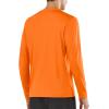 imageNORTHYARD Mens Long Sleeve Running Shirts Quick Dry Athletic Shirts Lightweight Workout Gym T Shirt Hiking Fishing Tee TopsOrange