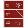 imageNORTHYARD Mens Long Sleeve Running Shirts Quick Dry Athletic Shirts Lightweight Workout Gym T Shirt Hiking Fishing Tee TopsRedochre
