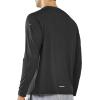 imageNORTHYARD Mens Long Sleeve Running Shirts Quick Dry Moisture Wicking Workout Athletic ShirtBlack
