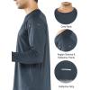 imageNORTHYARD Mens Long Sleeve Running Shirts Quick Dry Moisture Wicking Workout Athletic ShirtCoolgrey