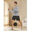 imageNORTHYARD Mens Long Sleeve Running Shirts Quick Dry Moisture Wicking Workout Athletic ShirtLightgrey