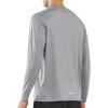 imageNORTHYARD Mens Long Sleeve Running Shirts Quick Dry Moisture Wicking Workout Athletic ShirtLightgrey