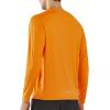 imageNORTHYARD Mens Long Sleeve Running Shirts Quick Dry Moisture Wicking Workout Athletic ShirtOrange