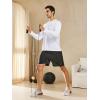 imageNORTHYARD Mens Long Sleeve Running Shirts Quick Dry Moisture Wicking Workout Athletic ShirtWhite