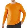 imageNORTHYARD Breathable 20 Mens Athletic LongSleeve TShirtOrange