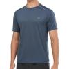 imageNORTHYARD Mens Athletic Running TShirts Workout Lightweight Short Sleeve Performance Shirts Top TeeCoolgrey