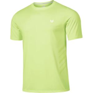 imageNORTHYARD Breathable 20 Mens Athletic Workout TShirtLemonyellow