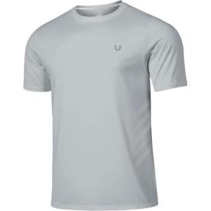 imageNORTHYARD Breathable 20 Mens Athletic Workout TShirtLightgrey