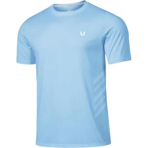 imageNORTHYARD Breathable 20 Mens Athletic Workout TShirtSkyblue
