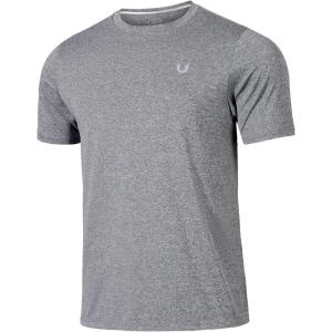 imageNORTHYARD Breathable 20 Mens Athletic Workout TShirtSmokeheather