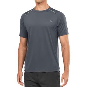 imageNORTHYARD Mens Athletic Running TShirts Workout Lightweight Short Sleeve Performance Shirts Top TeeDarkgrey