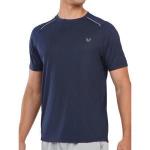 imageNORTHYARD Mens Athletic Running TShirts Workout Lightweight Short Sleeve Performance Shirts Top TeeNavy