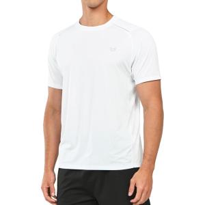 imageNORTHYARD Mens Athletic Running TShirts Workout Lightweight Short Sleeve Performance Shirts Top TeeWhite