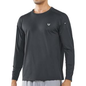 imageNORTHYARD Mens Long Sleeve Running Shirts Quick Dry Moisture Wicking Workout Athletic ShirtDarkgrey