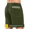 imageNORTHYARD Mens 5quot Running Shorts Athletic Workout Gym Quick Dry Mesh Short with PocketsArmy Green