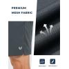 imageNORTHYARD Mens 5quot Running Shorts Athletic Workout Gym Quick Dry Mesh Short with PocketsCool Grey