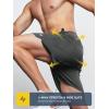 imageNORTHYARD Mens 5quot Running Shorts Athletic Workout Gym Quick Dry Mesh Short with PocketsDark Grey