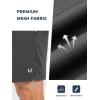 imageNORTHYARD Mens 5quot Running Shorts Athletic Workout Gym Quick Dry Mesh Short with PocketsDark Grey