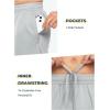 imageNORTHYARD Mens 5quot Running Shorts Athletic Workout Gym Quick Dry Mesh Short with PocketsLight Grey