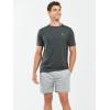 imageNORTHYARD Mens 5quot Running Shorts Athletic Workout Gym Quick Dry Mesh Short with PocketsLight Grey