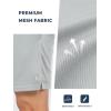 imageNORTHYARD Mens 5quot Running Shorts Athletic Workout Gym Quick Dry Mesh Short with PocketsLight Grey