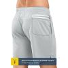 imageNORTHYARD Mens 5quot Running Shorts Athletic Workout Gym Quick Dry Mesh Short with PocketsLight Grey