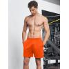 imageNORTHYARD Mens 5quot Running Shorts Athletic Workout Gym Quick Dry Mesh Short with PocketsOrange