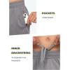 imageNORTHYARD Mens 5quot Running Shorts Athletic Workout Gym Quick Dry Mesh Short with PocketsStone