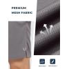 imageNORTHYARD Mens 5quot Running Shorts Athletic Workout Gym Quick Dry Mesh Short with PocketsStone