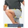 imageNORTHYARD Mens 5quot Running Shorts Athletic Workout Gym Quick Dry Mesh Short with PocketsWhite
