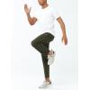 imageNORTHYARD Mens Athletic Running Joggers Workout Gym Pants Lightweight Jogging Track Casual Pant with Zipper PocketsArmygreen