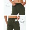 imageNORTHYARD Mens Athletic Running Joggers Workout Gym Pants Lightweight Jogging Track Casual Pant with Zipper PocketsArmygreen