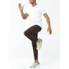 imageNORTHYARD Mens Athletic Running Joggers Workout Gym Pants Lightweight Jogging Track Casual Pant with Zipper PocketsBrown
