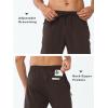imageNORTHYARD Mens Athletic Running Joggers Workout Gym Pants Lightweight Jogging Track Casual Pant with Zipper PocketsBrown
