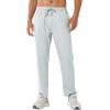 imageNORTHYARD Mens Athletic Running Joggers Workout Gym Pants Lightweight Jogging Track Casual Pant with Zipper PocketsGlaciergrey
