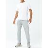 imageNORTHYARD Mens Athletic Running Joggers Workout Gym Pants Lightweight Jogging Track Casual Pant with Zipper PocketsGlaciergrey