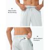 imageNORTHYARD Mens Athletic Running Joggers Workout Gym Pants Lightweight Jogging Track Casual Pant with Zipper PocketsGlaciergrey
