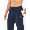 imageNORTHYARD Mens Athletic Running Joggers Workout Gym Pants Lightweight Jogging Track Casual Pant with Zipper PocketsNavy