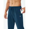 imageNORTHYARD Mens Athletic Running Joggers Workout Gym Pants Lightweight Jogging Track Casual Pant with Zipper PocketsSeablue