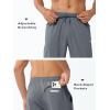 imageNORTHYARD Mens Athletic Running Joggers Workout Gym Pants Lightweight Jogging Track Casual Pant with Zipper PocketsSmokegrey