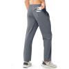 imageNORTHYARD Mens Athletic Running Joggers Workout Gym Pants Lightweight Jogging Track Casual Pant with Zipper PocketsSmokegrey