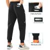 imageNORTHYARD Mens Athletic Running Pants Lightweight Workout Joggers Quick Dry Gym Sweatpants Active Sports Track TrainingBlack
