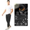 imageNORTHYARD Mens Athletic Running Pants Lightweight Workout Joggers Quick Dry Gym Sweatpants Active Sports Track TrainingBlack