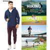 imageNORTHYARD Mens Athletic Running Pants Lightweight Workout Joggers Quick Dry Gym Sweatpants Active Sports Track TrainingDarkwine