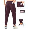 imageNORTHYARD Mens Athletic Running Pants Lightweight Workout Joggers Quick Dry Gym Sweatpants Active Sports Track TrainingDarkwine