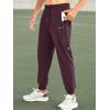 imageNORTHYARD Mens Athletic Running Pants Lightweight Workout Joggers Quick Dry Gym Sweatpants Active Sports Track TrainingDarkwine