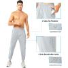 imageNORTHYARD Mens Athletic Running Pants Lightweight Workout Joggers Quick Dry Gym Sweatpants Active Sports Track TrainingLightgrey